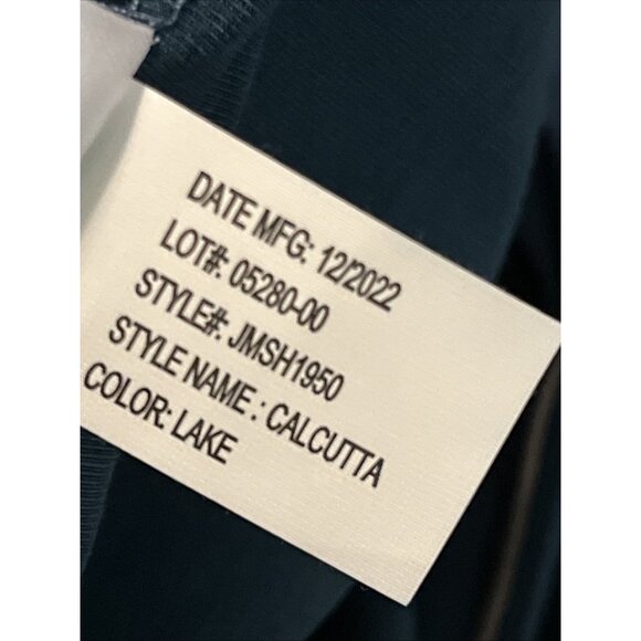 Johnnie-O Calcutta Shorts in Lake Blue Golf Performance Stretch Pockets Mens 34 - Picture 10 of 11